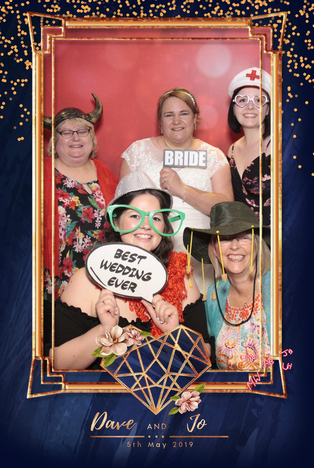 Dave and Jo's Wedding | View more photos from the event at gallery.myphotoboothexperience.co.uk/u/MyPhotoBoothExperienceLtd/Dave-and-Jos-Wedding